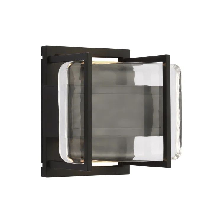 Duelle Nightshade Black Dimmable LED Wall Sconce