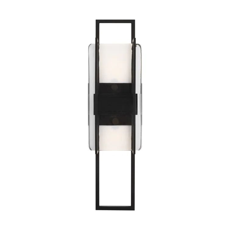 Duelle Nightshade Black LED Dimmable Wall Sconce