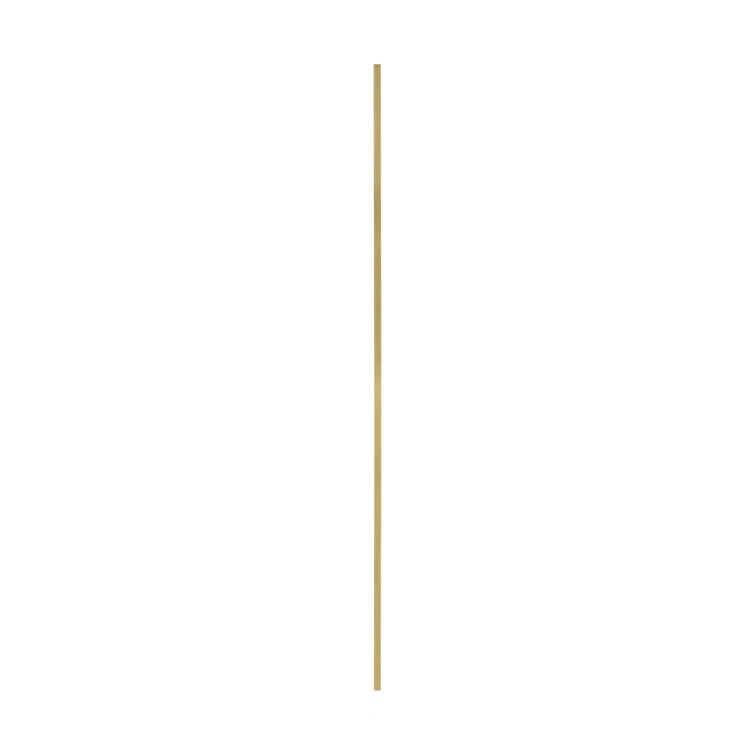 Sleek Natural Brass Dimmable LED Sconce 64.1" High
