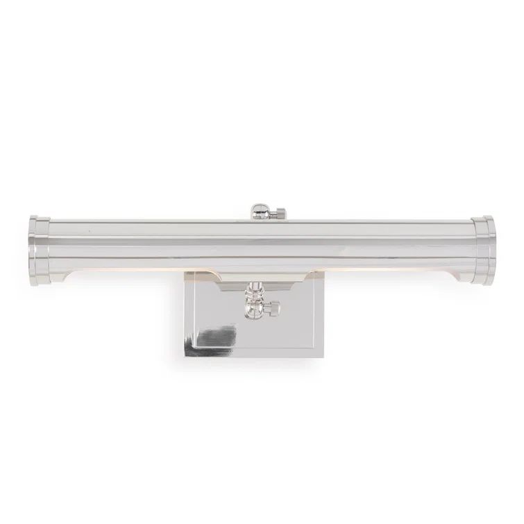 Tate Polished Nickel Double-Capped 2-Light Picture Wall Light