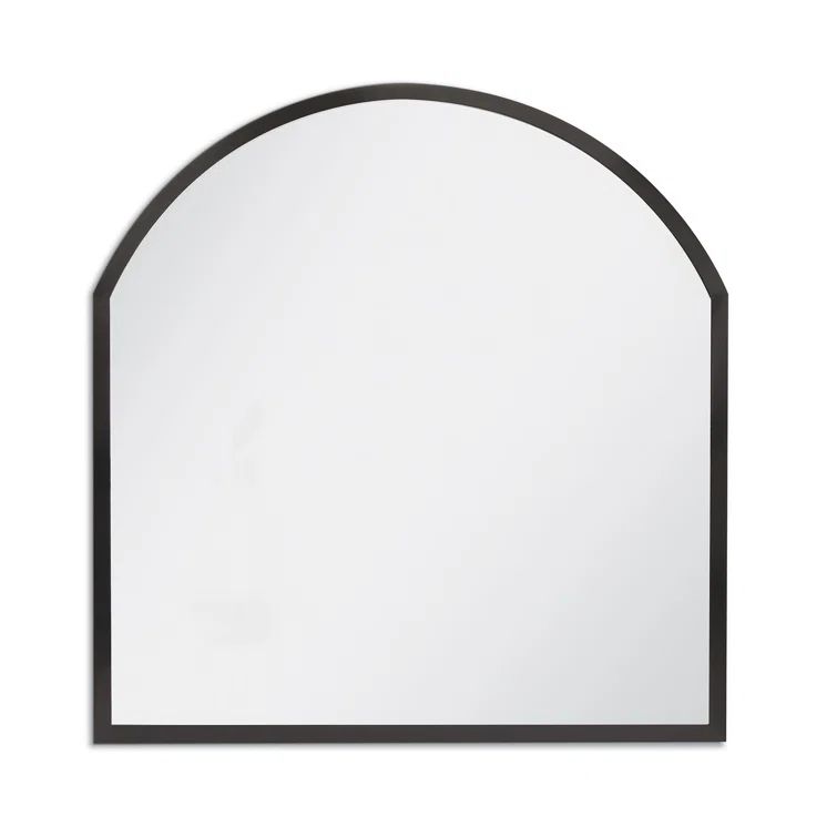 Black Nickel Steel Arch Accent Mirror