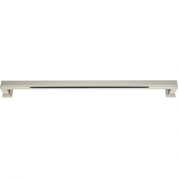 Polished Nickel 18" Modern Appliance Handle with Mounting Hardware