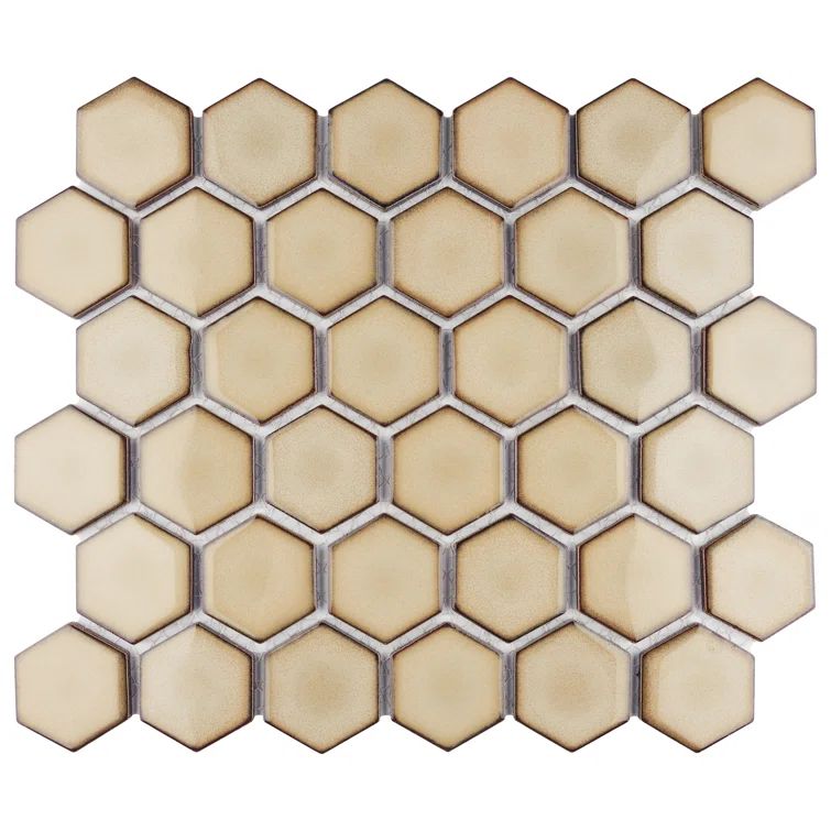 Caffe Hexagon Porcelain Mosaic Tile for Floor and Wall