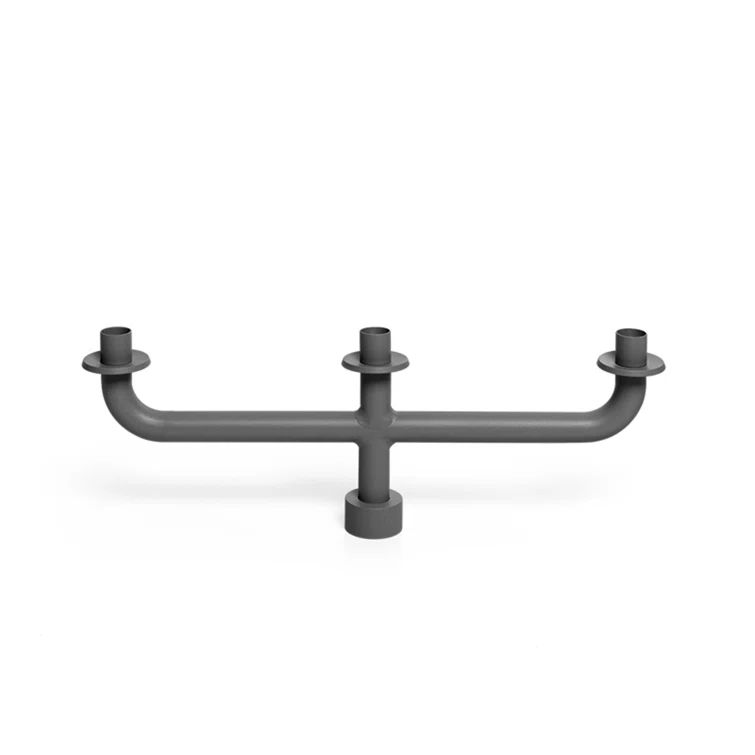 Anthracite Aluminum Modern Outdoor Candelabra