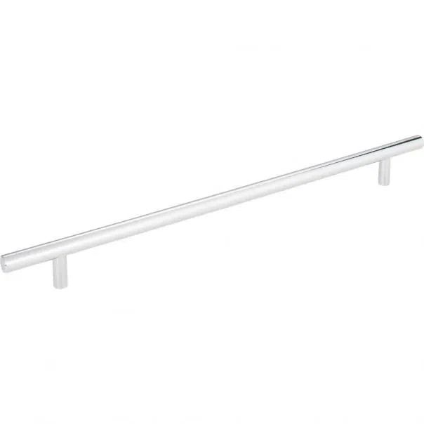 Polished Chrome Modern Bar Pull with Mounting Hardware