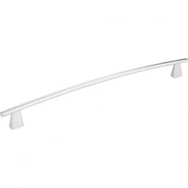 Polished Chrome Modern Bar Handle with Mounting Hardware