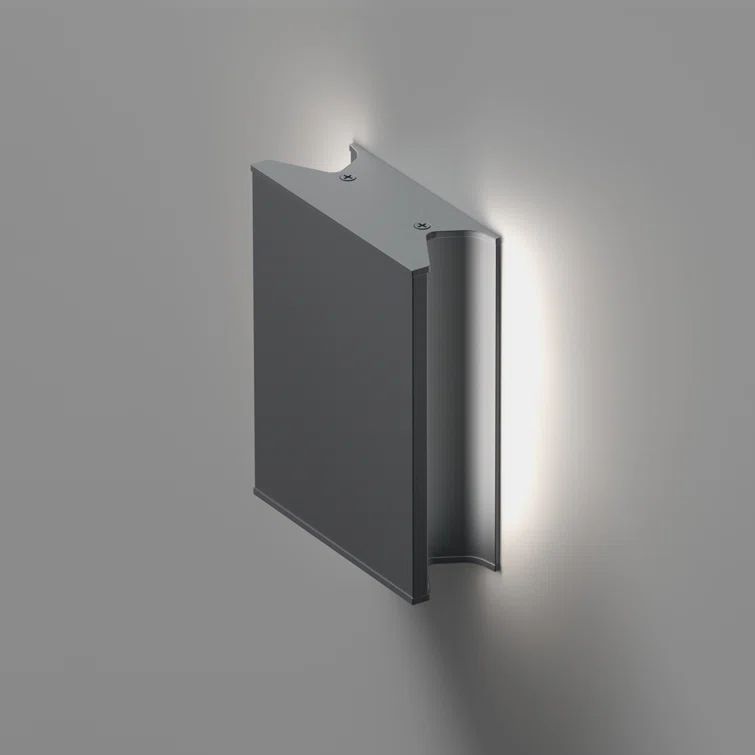 Anthracite Grey Aluminum LED Wall/Ceiling Light