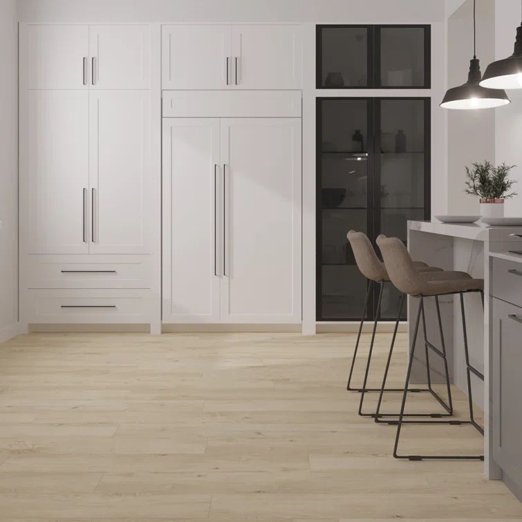 Natural Oak Light Wide Plank Waterproof Vinyl Flooring