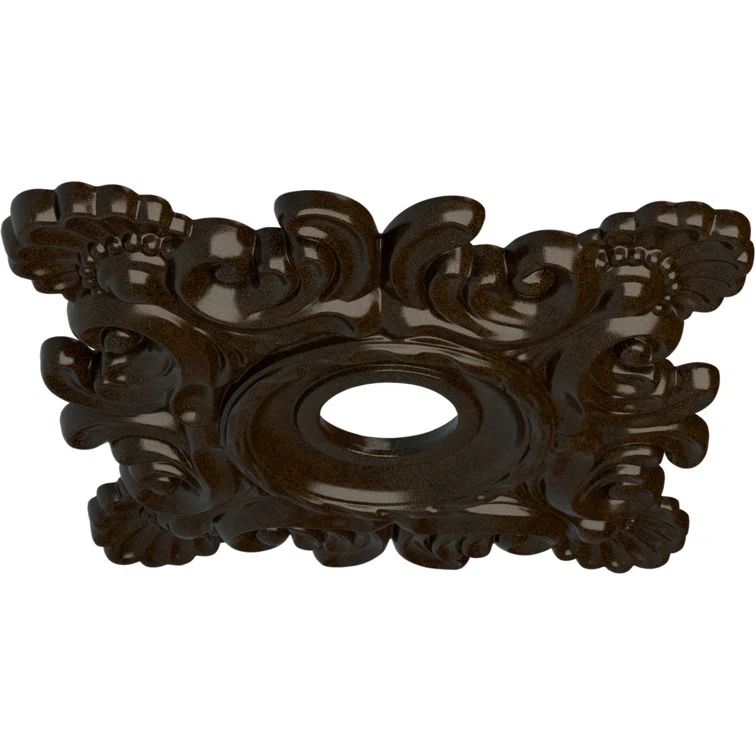 Bronze High-Density Urethane Foam Ceiling Medallion