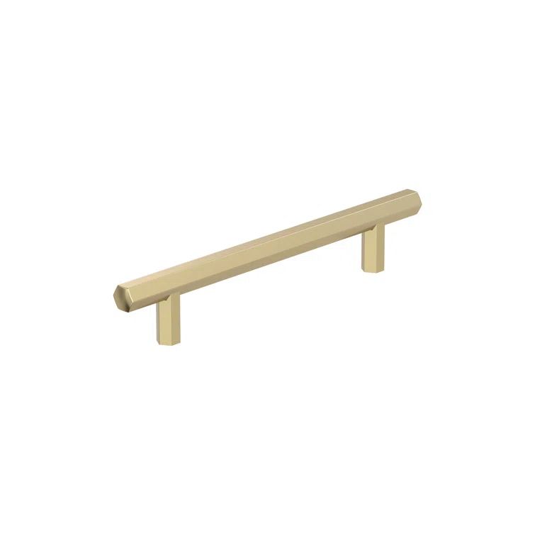Golden Champagne 5-1/16 inch Center-to-Center Bar Cabinet Pull