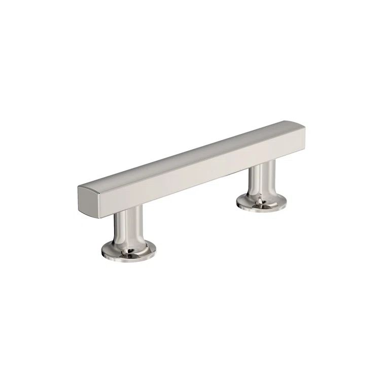 Polished Nickel 3-3/4 Inch Modern Bar Pull