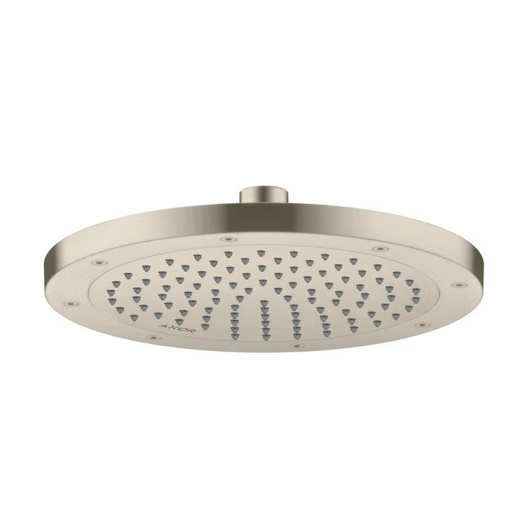 Brushed Nickel 10-Inch Rain Showerhead