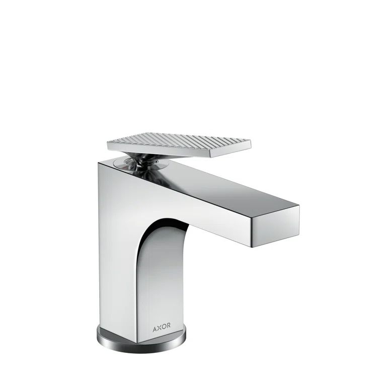 Axor Citterio Chrome Single Hole Bathroom Faucet with Drain Assembly