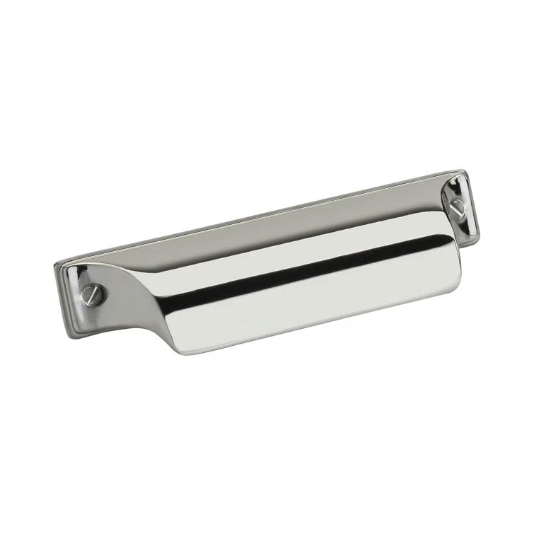 Polished Nickel Classic Cabinet Cup Pull 3-3/4 inch