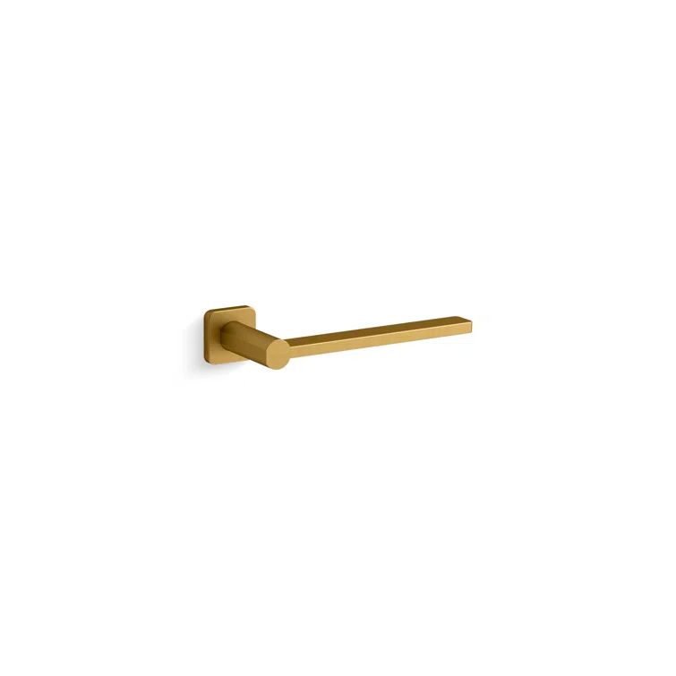 Parallel Brushed Gold Wall Mounted Towel Arm