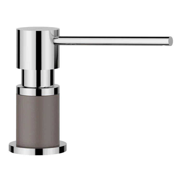 Volcano Gray Stainless Steel Modern Soap Dispenser