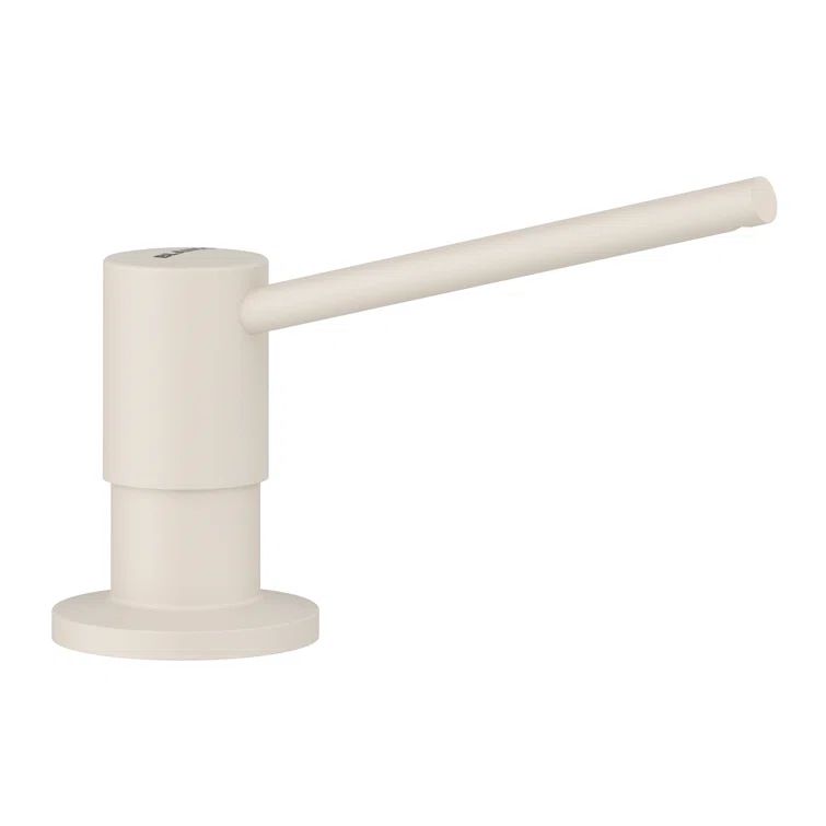 Soft White Brass Kitchen Soap Dispenser