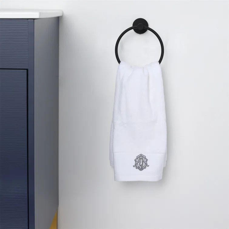 Matte Black Stainless Steel Wall Mounted Towel Holder Set