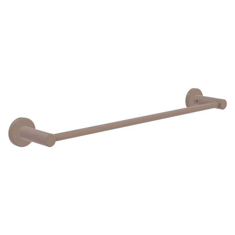 Malibu 24 inch Shaded Beige Brass Wall Mounted Towel Bar