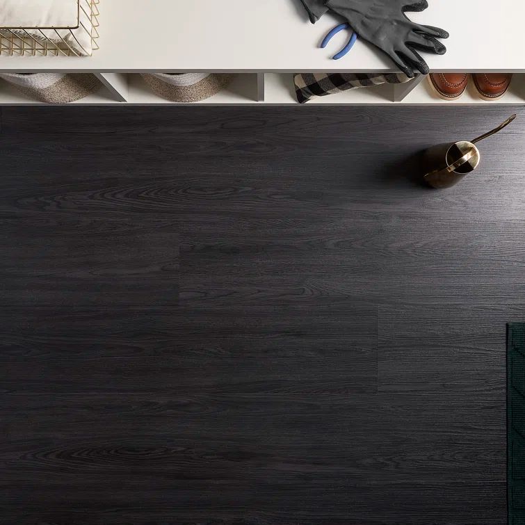 Hansen XL Dark Oak 9" x 72" Waterproof Luxury Vinyl Plank Flooring