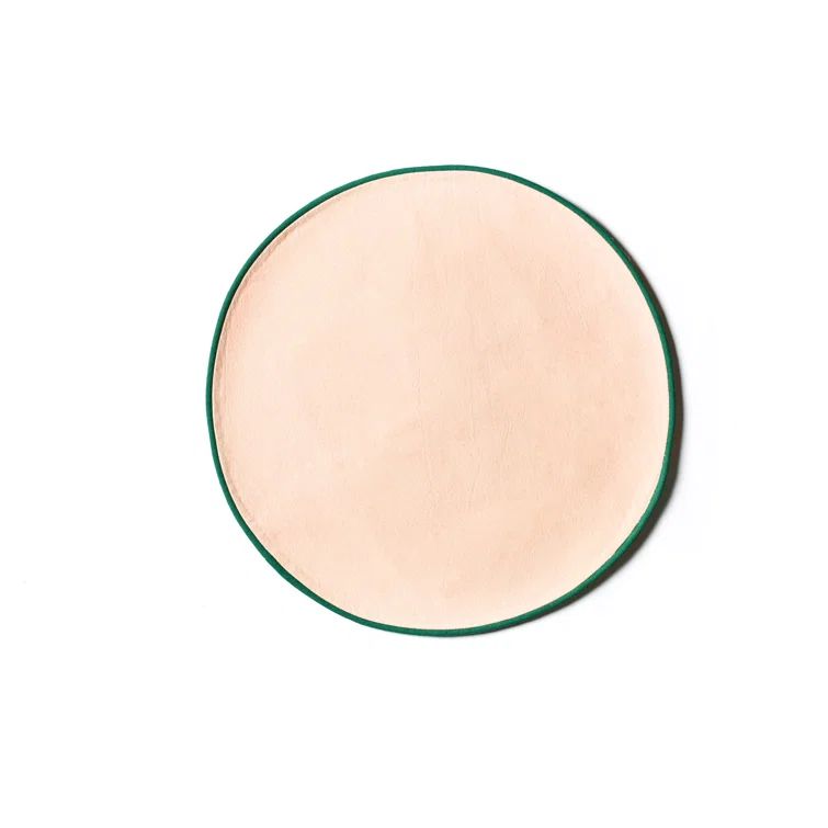 Blush and Pine Round Cotton Placemat Set of 4