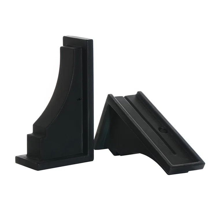 Black Polyethylene Decorative Brackets for Window Boxes