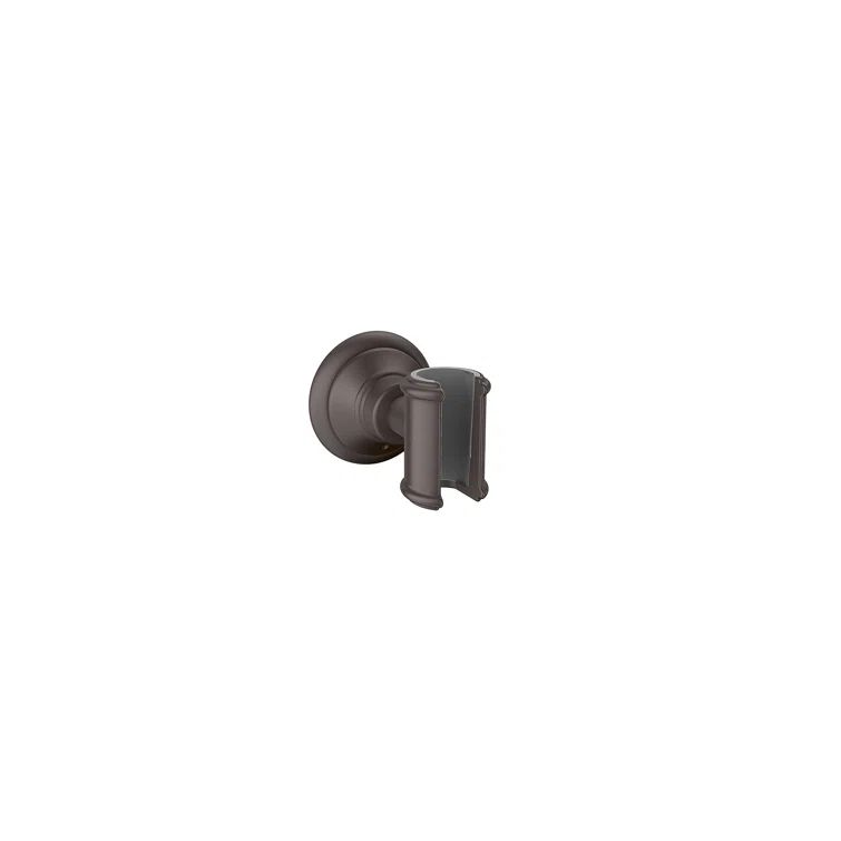 Brushed Black Chrome Wall-Mounted Handshower Holder