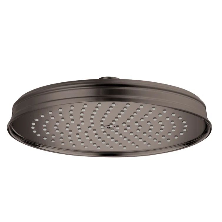 Brushed Black Chrome Rain Shower Head