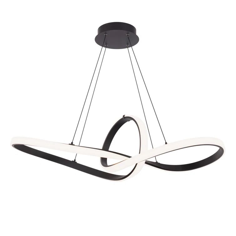 Vornado Black Silicone Shade LED Pendant Light