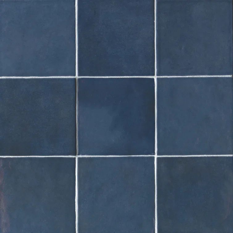 Cloe Blue Glossy Ceramic 5x5 Wall Tile