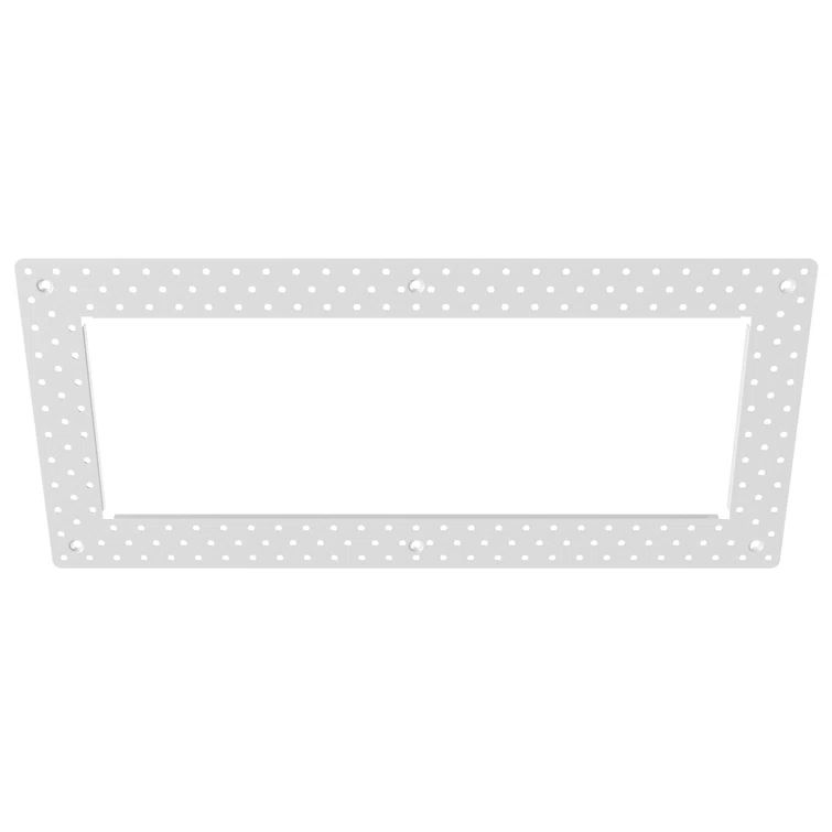 Precision Adjustable LED Recessed Lighting Trim, White Aluminum