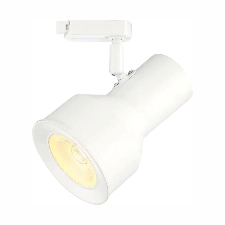 White Adjustable LED Track Head Light Fixture