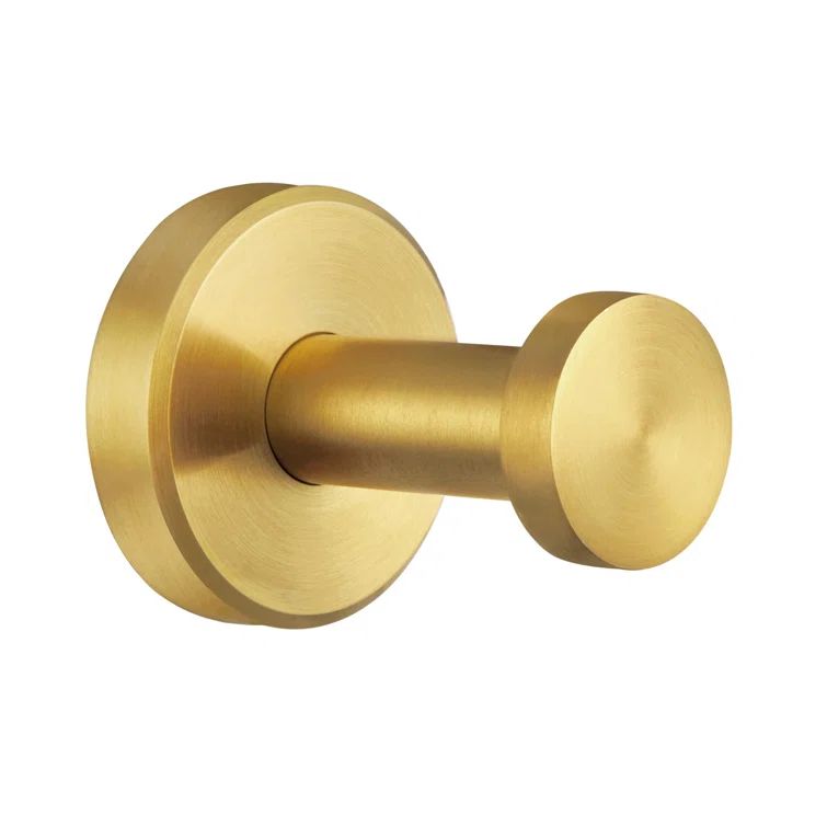 Brushed Gold Stainless Steel Wall Mounted Robe Hook