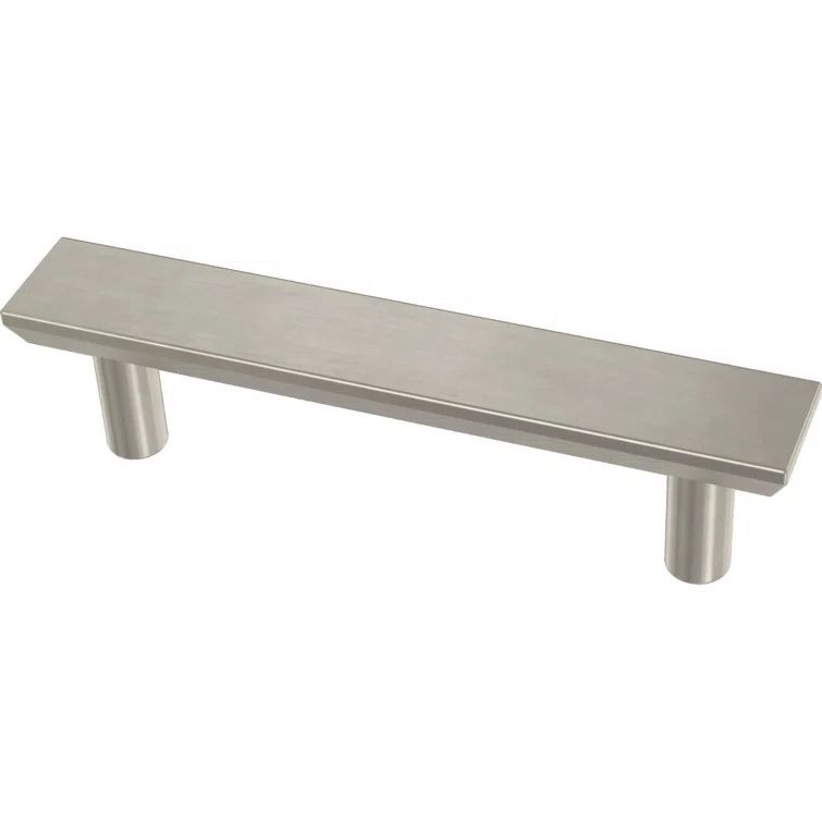 Brushed Nickel 3" Bar Cabinet Pulls with Mounting Hardware