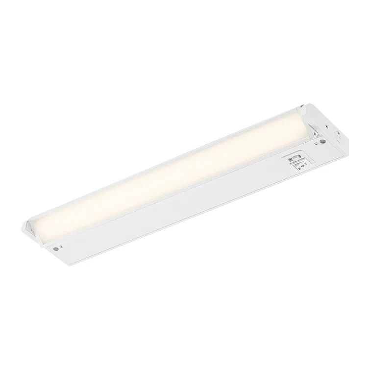 White LED 16'' Under Cabinet Light Bar with Integrated Bulb