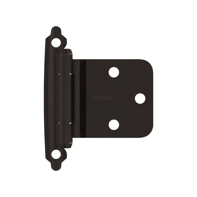 Oil Rubbed Bronze Variable Overlay Self Closing Cabinet Hinges