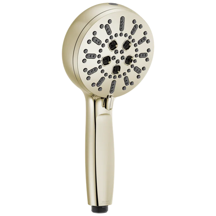 Lumicoat Polished Nickel 7-Spray Handheld Wall Mounted Shower Head