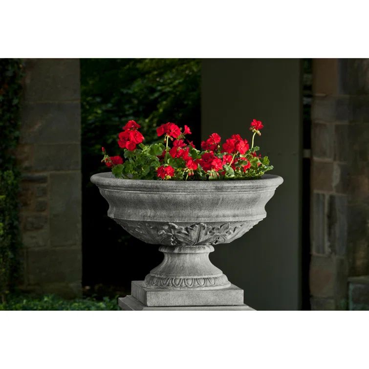 Alpine Stone Cast Outdoor Urn Planter