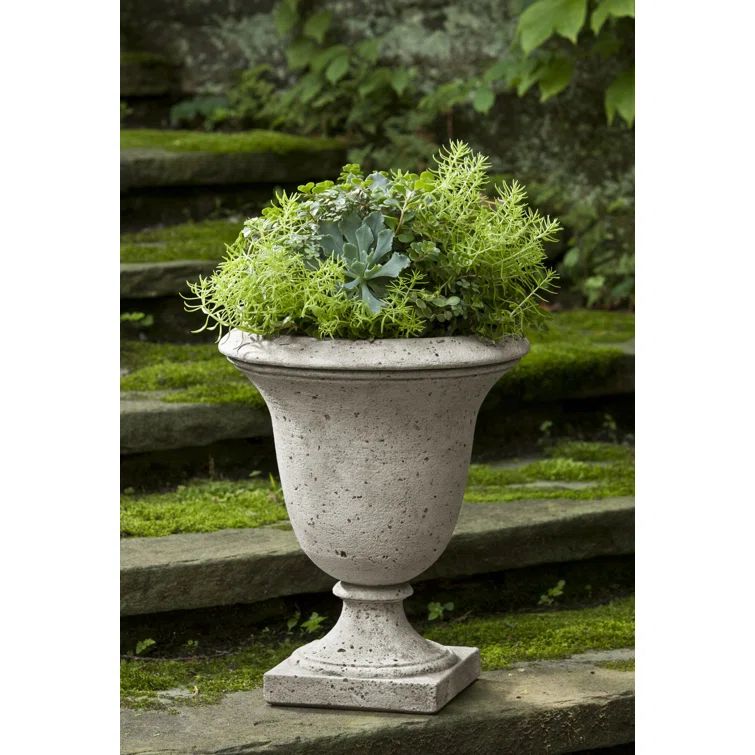 Natural Stone Finish Outdoor Urn Planter