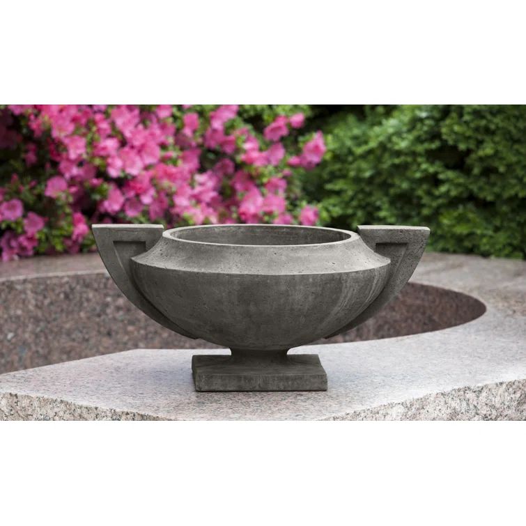 Greystone Handcrafted Cast Stone Outdoor Urn Planter