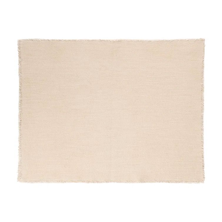 Moonbeam Cotton Fringe Border Placemat