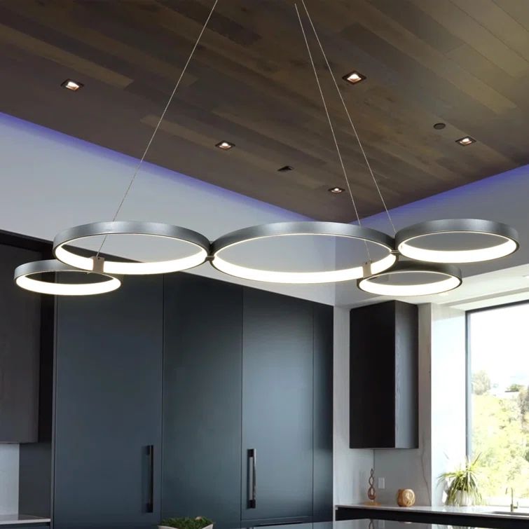 Crystal Candle 50" x 120" Modern Chandelier