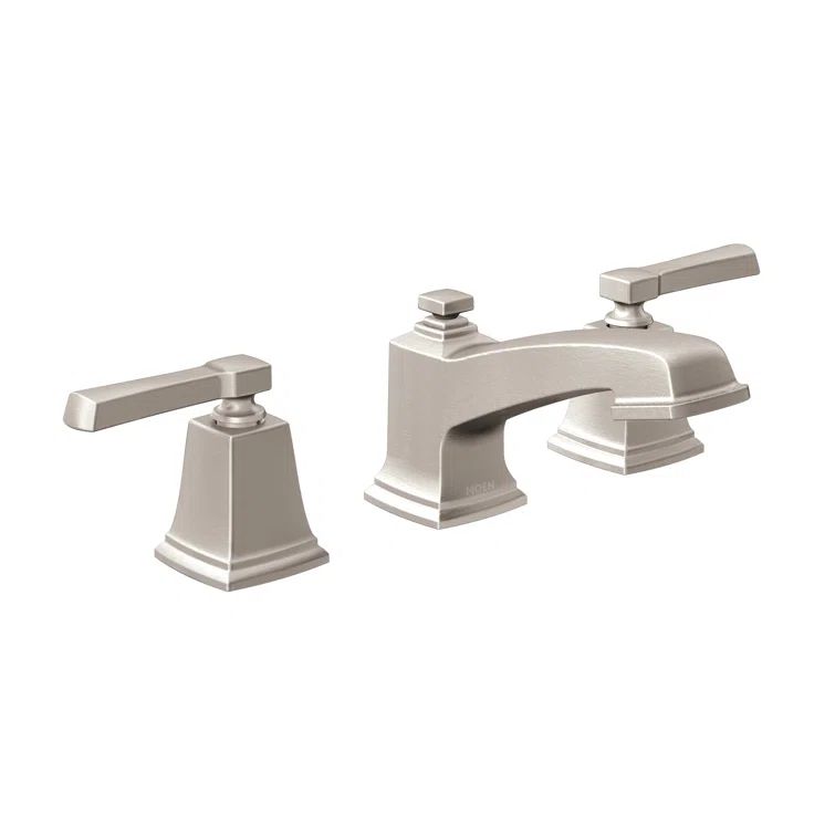 Elegant Distressed Bronze Widespread Bathroom Faucet with ADA Compliance