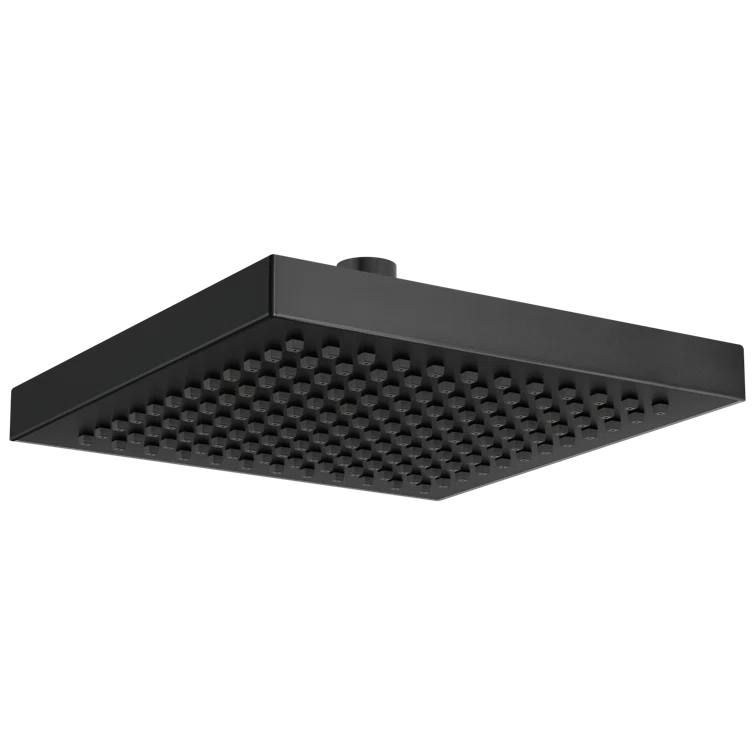 Matte Black Square Ceiling Mounted Rain Shower Head