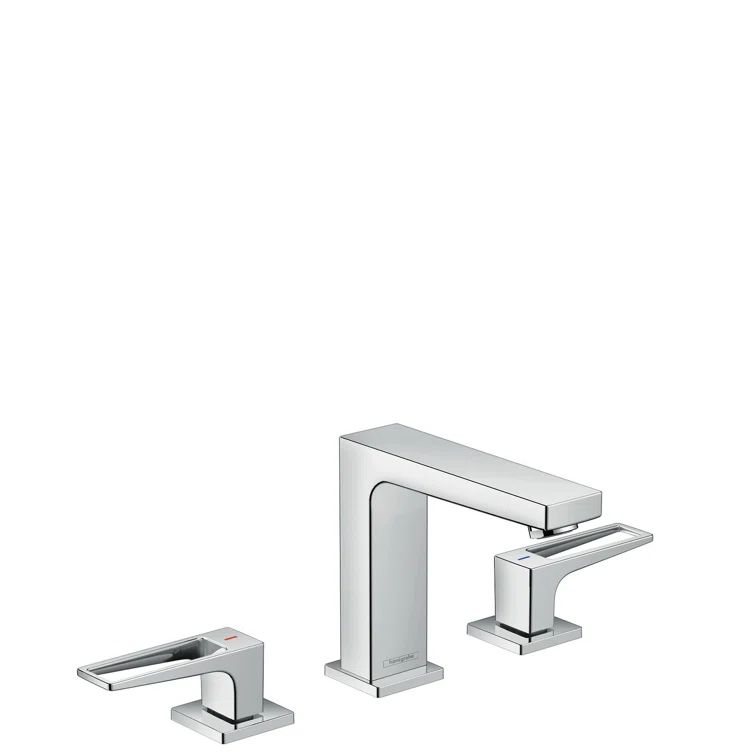 Metropol Brushed Nickel Dual-Handle Widespread Bathroom Faucet