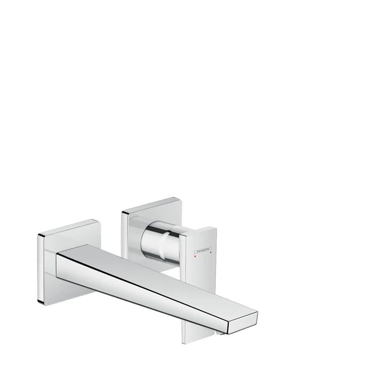 Sleek Eurostyle Brushed Nickel Wall-Mounted Modern Faucet