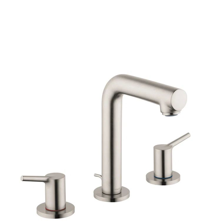 EcoLux Brushed Nickel 2-Handle Widespread Bathroom Faucet
