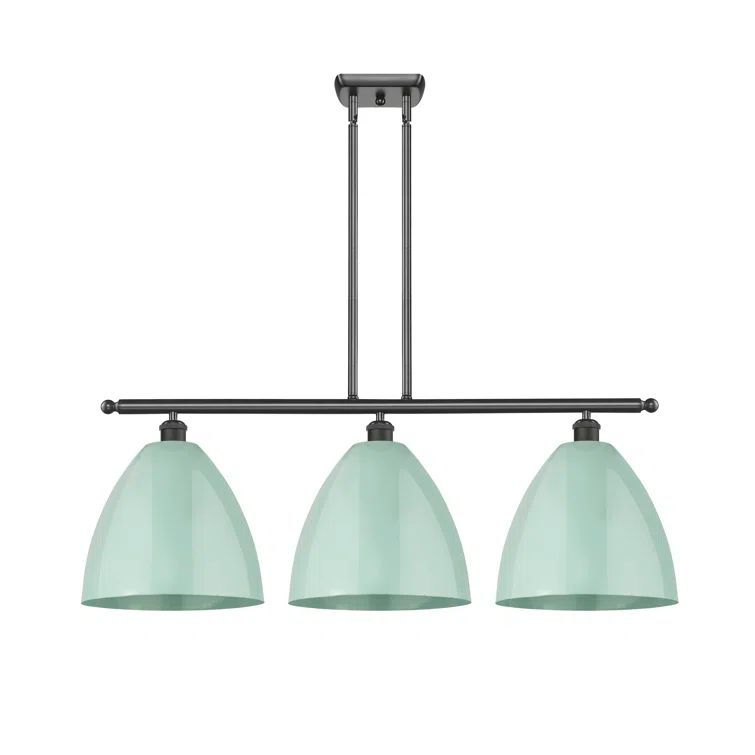 Plymouth Dome 3-Light Oil Rubbed Bronze Island Light
