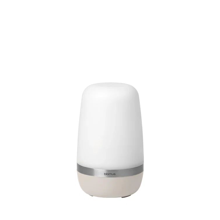 Small White Moonbeam Outdoor LED Rechargeable Lamp