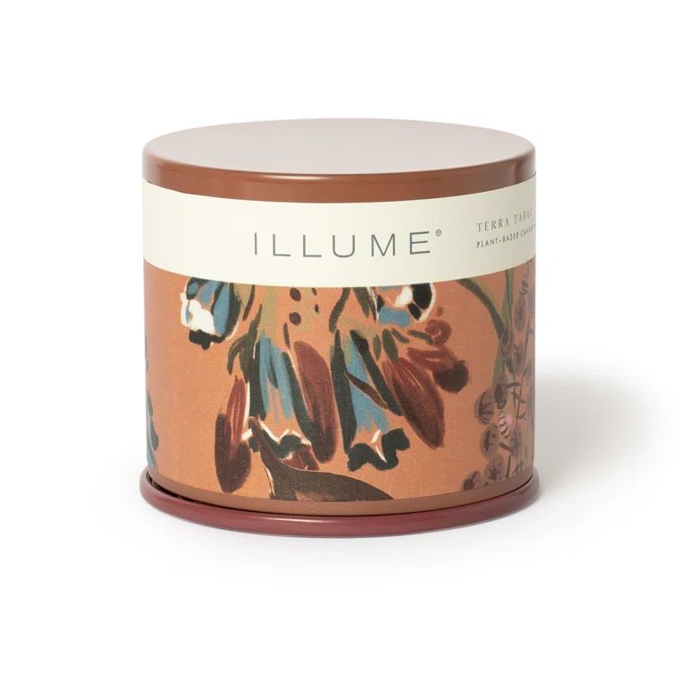 Amber Floral Soy Scented Jar Candle, 3.75"